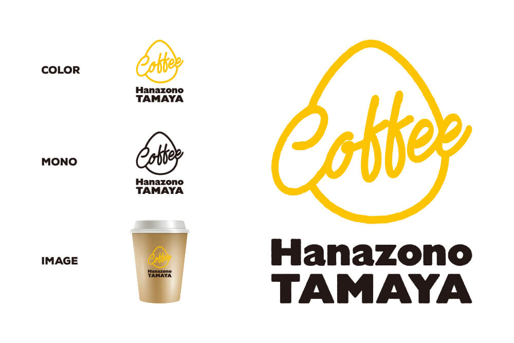Hanazono TAMAYA Coffee ロゴ